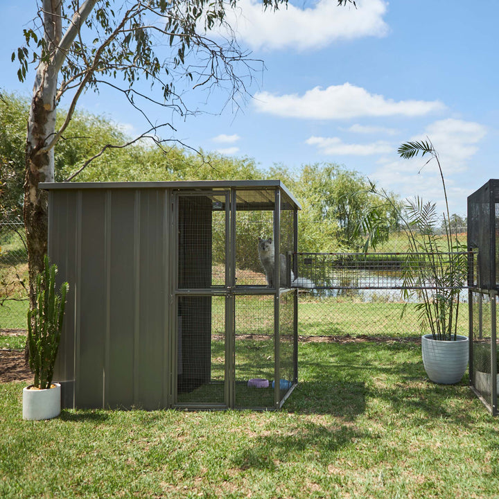 Outdoor Cat House Enclosure - Full Set