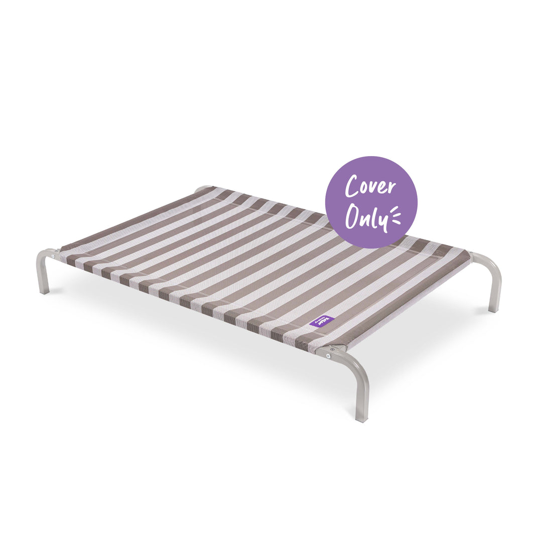 Everyday Outdoor Bed - Replacement Cover - Grey & White