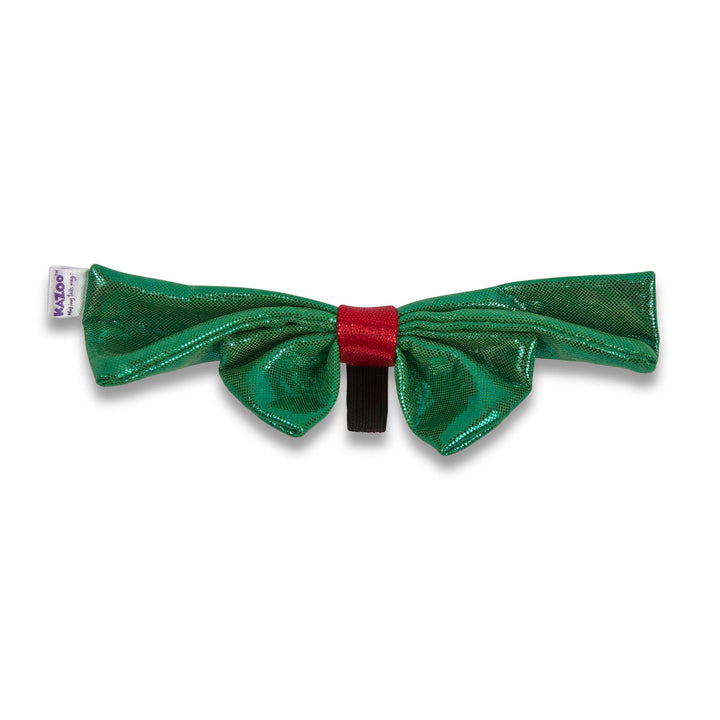 Christmas Green Bow Tie - Medium