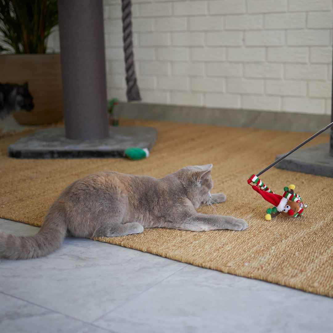 Christmas Cat Toy - Rudolph Wand Teaser