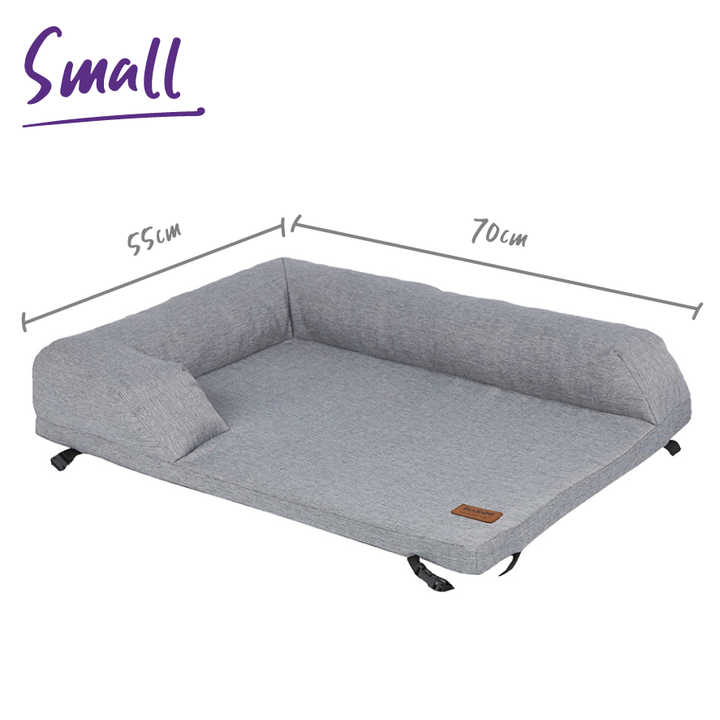 Outdoor Lounge Dog Bed Topper - Ash