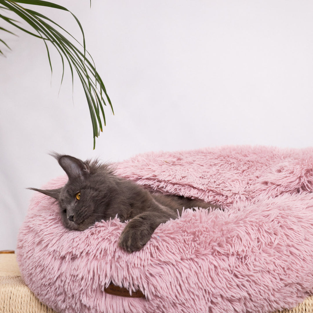 Hideout Cat Bed - Rose Pink