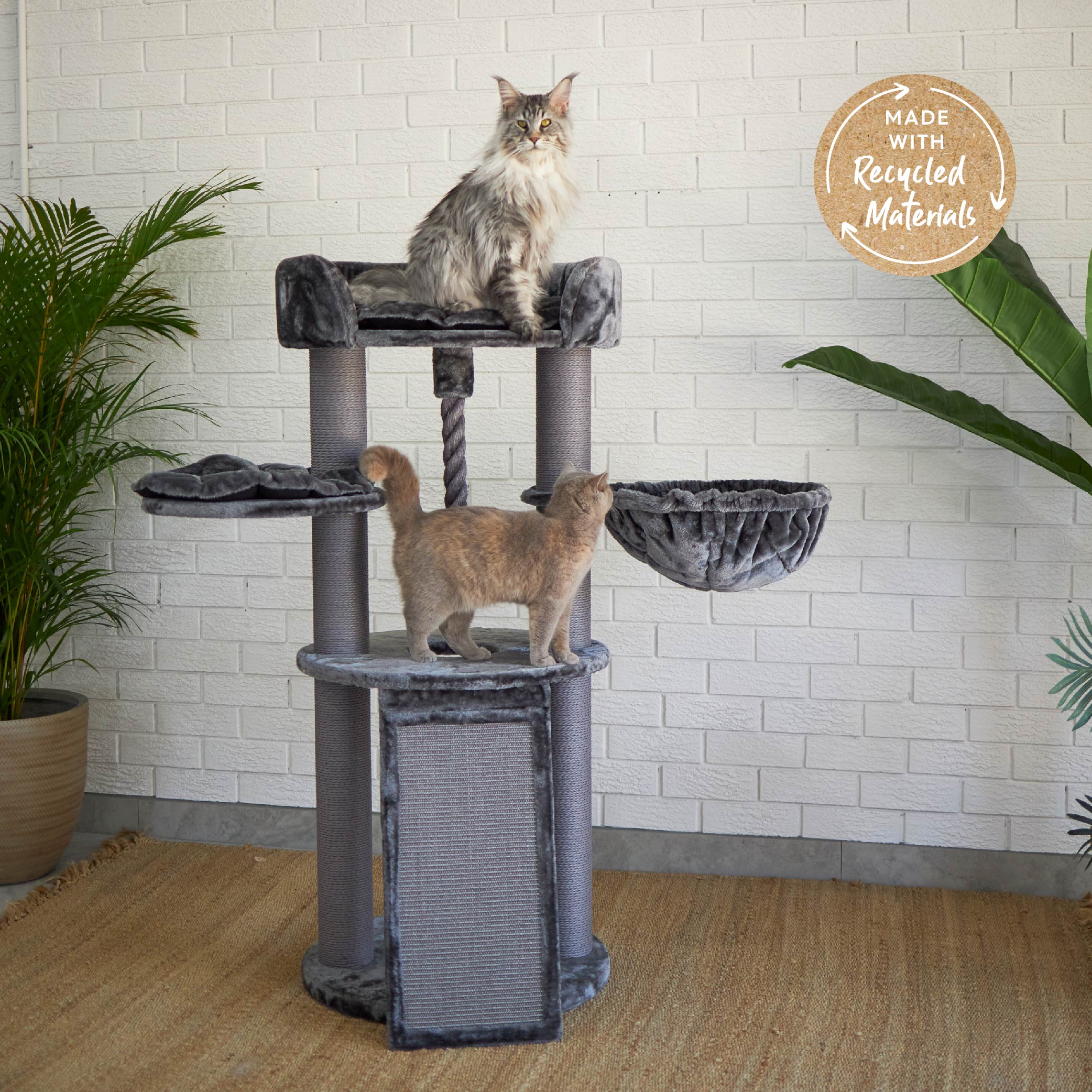 Environmentally friendly cat outlet trees