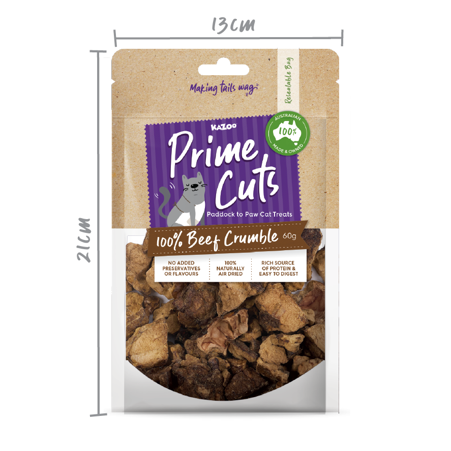 Aussie Beef Lung Cat Treats