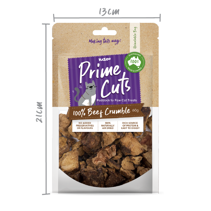 Aussie Beef Lung Cat Treats