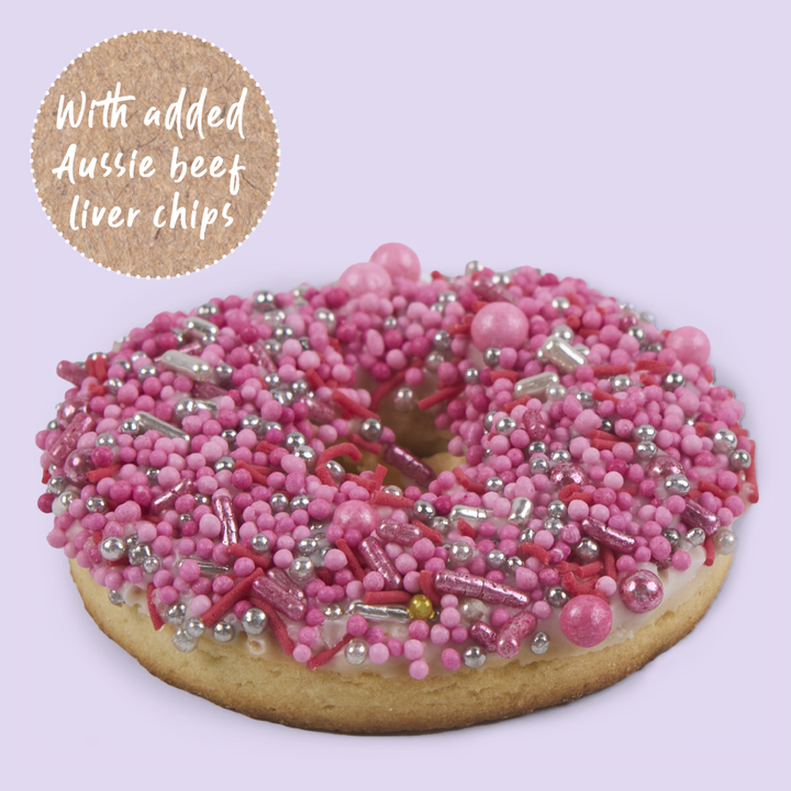 Dog Donut Biscuit - Pink