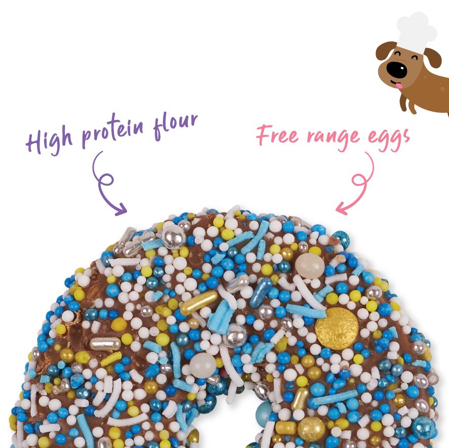 Dog Donut Biscuit - Blue