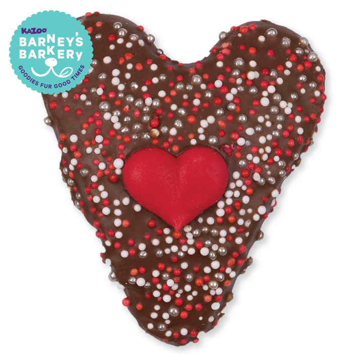 Dog Heart Cookie - Carob