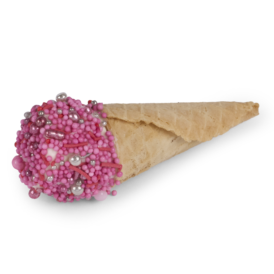 Dog Ice Cream Cone - Pink