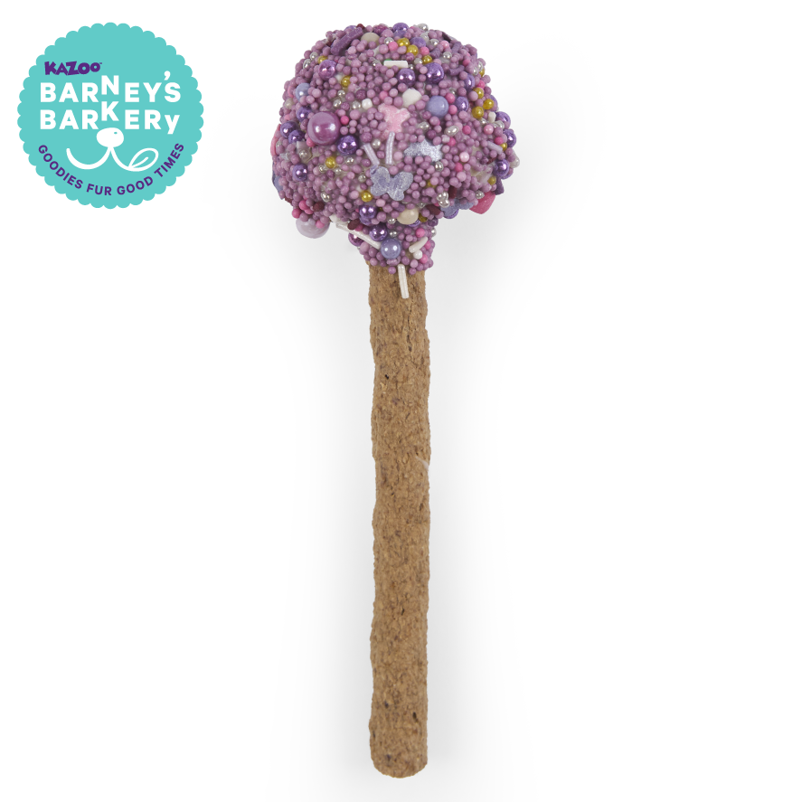 Dog Cake Pop - Pink/Purple