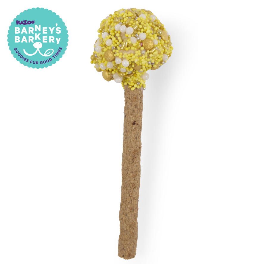 Dog Cake Pop - Yellow