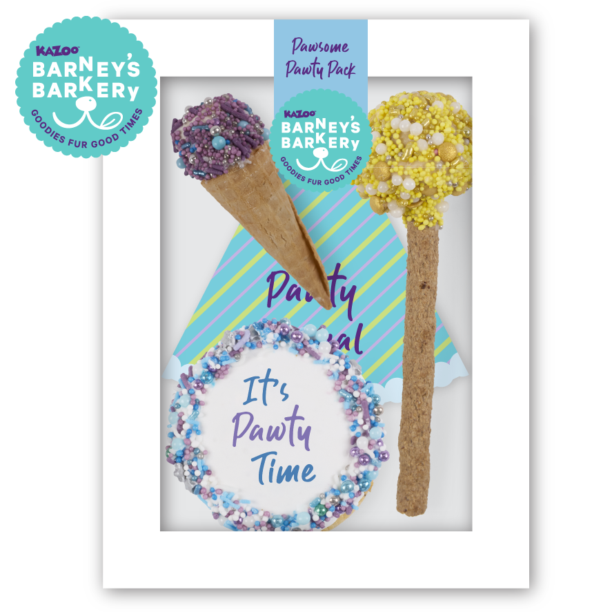 Dog Birthday Treats Party Pack - Blue