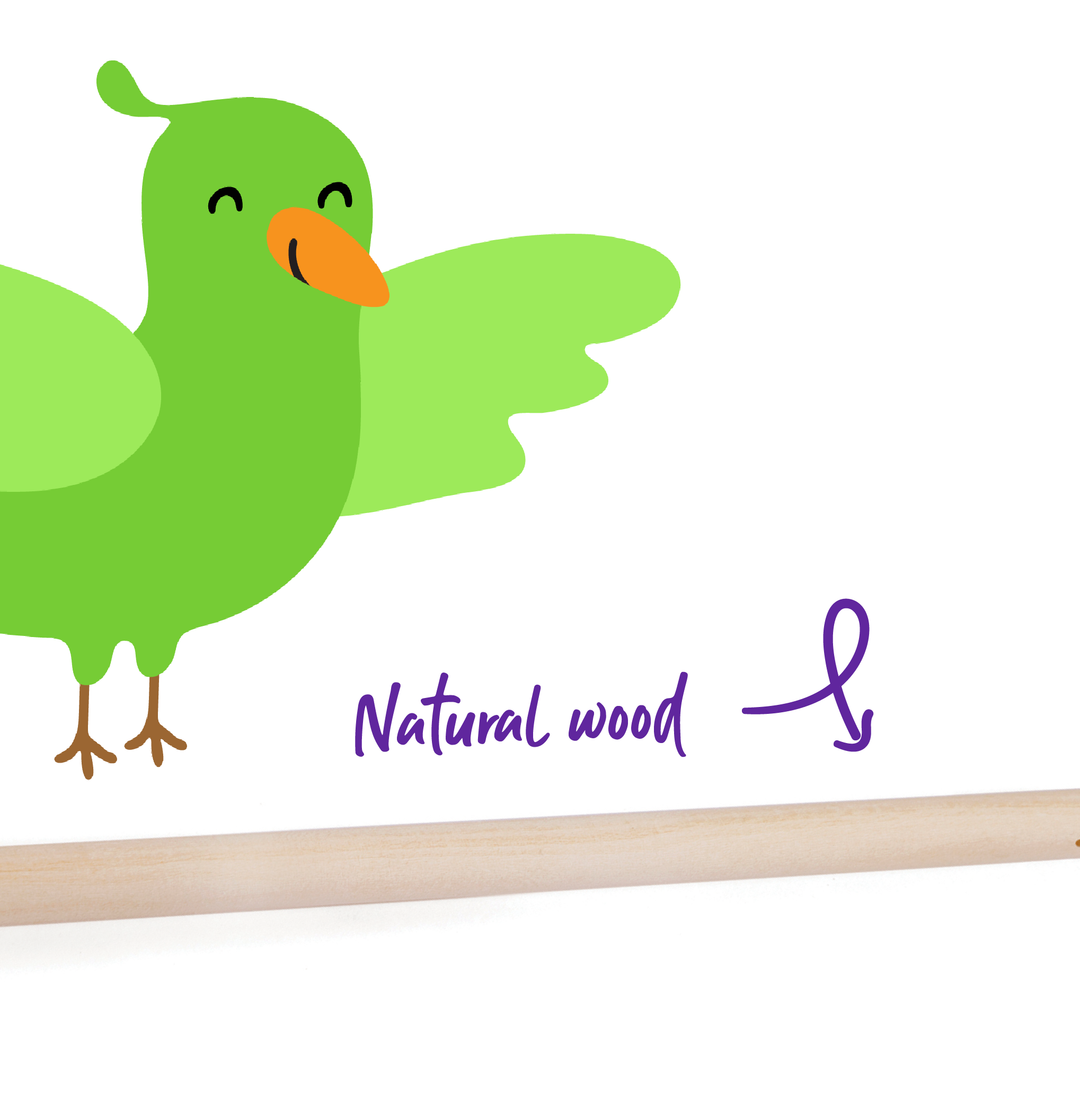 Wooden Perch- 2 Pack - Kazoo Pet Co