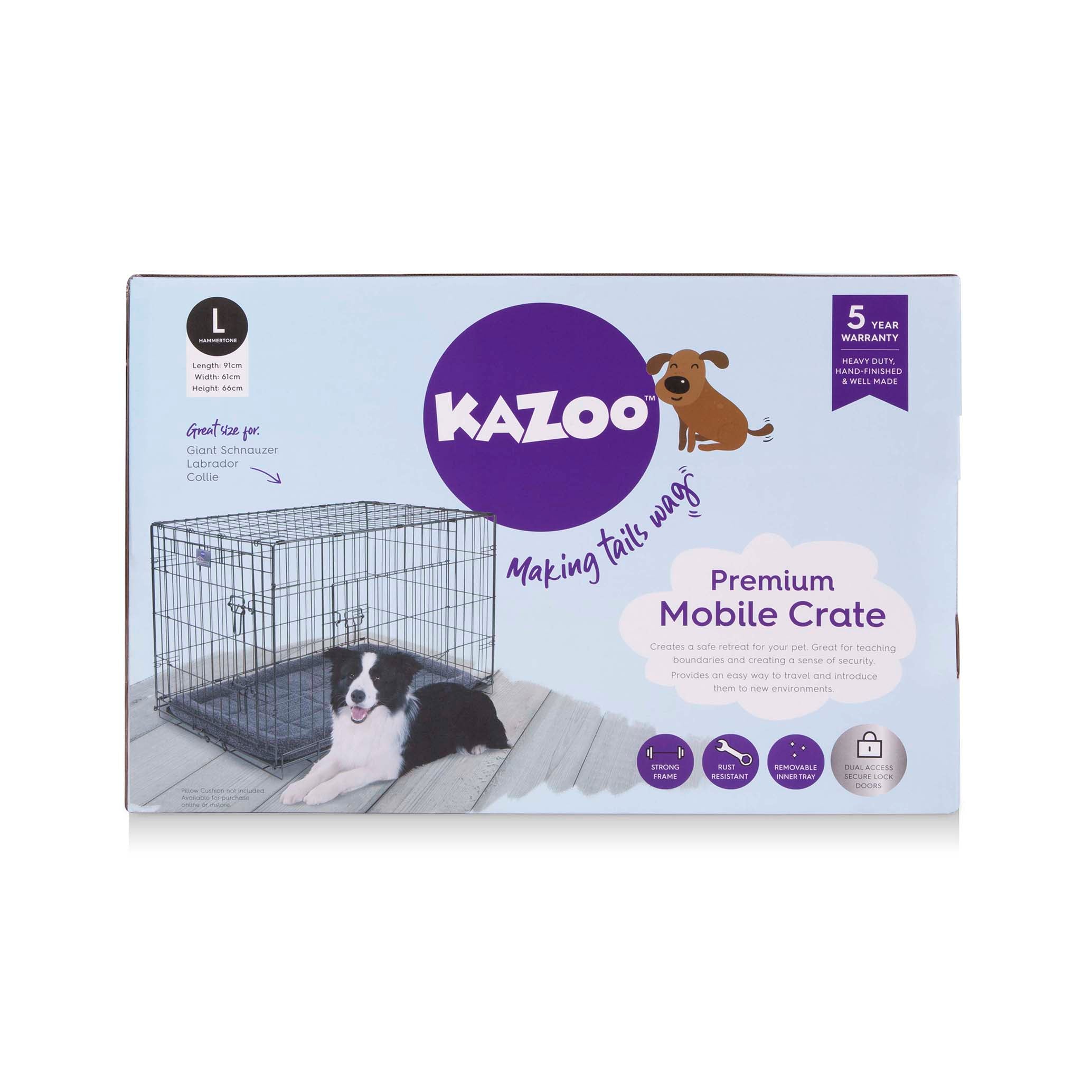 Premium Pet Crate Kazoo Pet Co