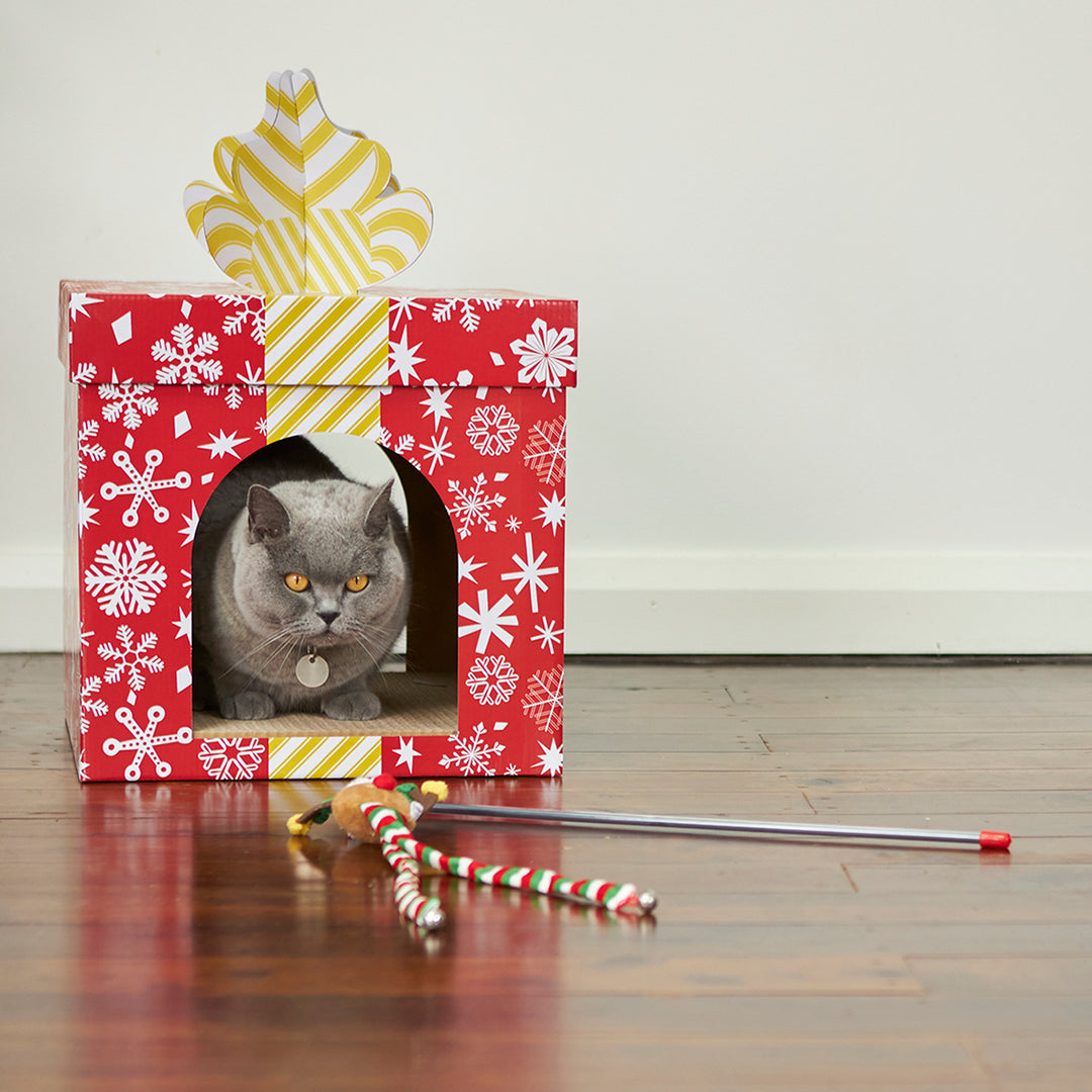 Christmas Cat Toy - Rudolph Wand Teaser