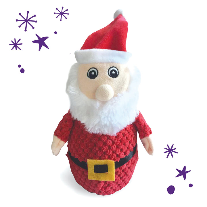 Squeaky Santa Dog Toy