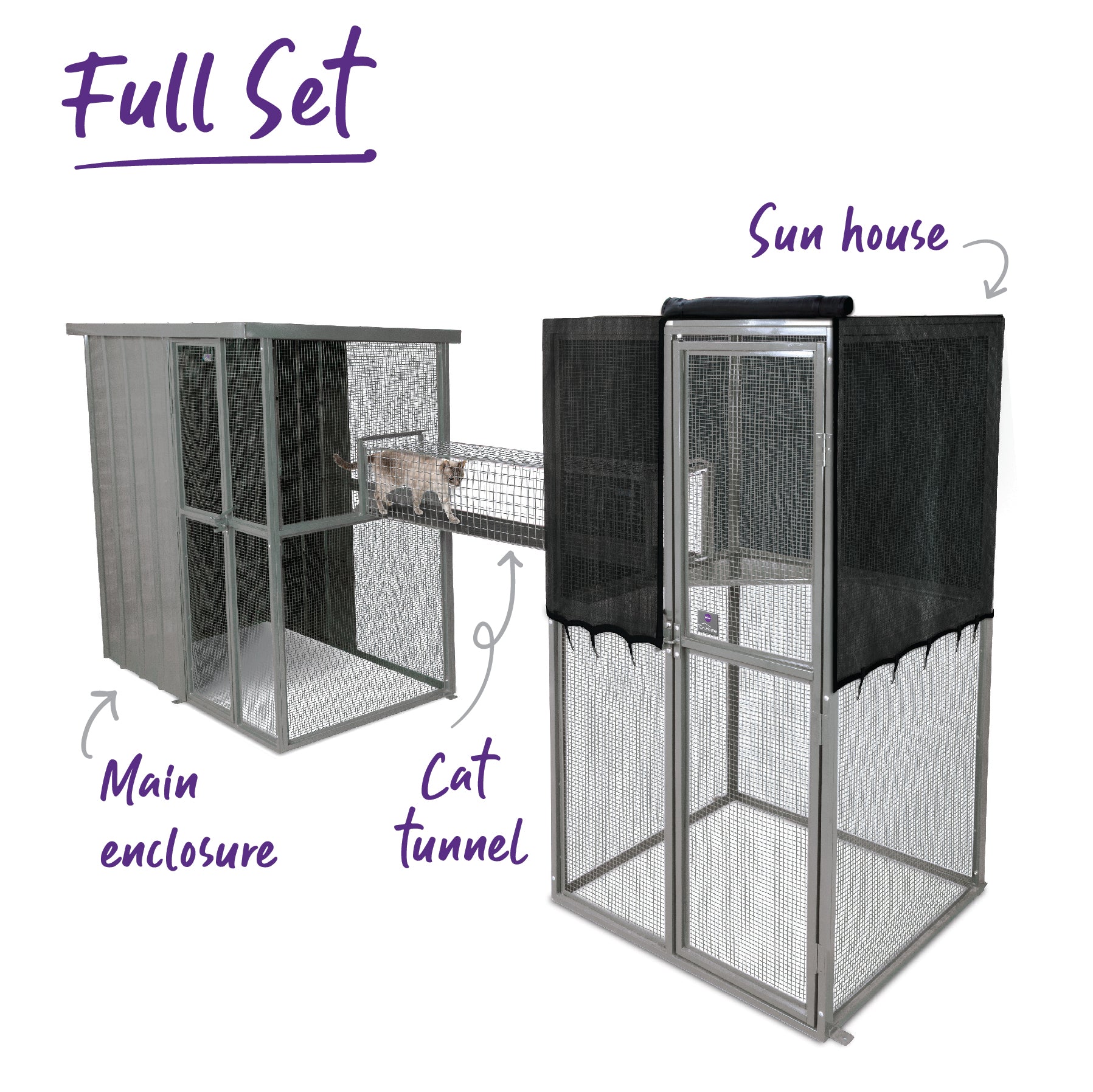 Used outdoor cat enclosures hotsell for sale